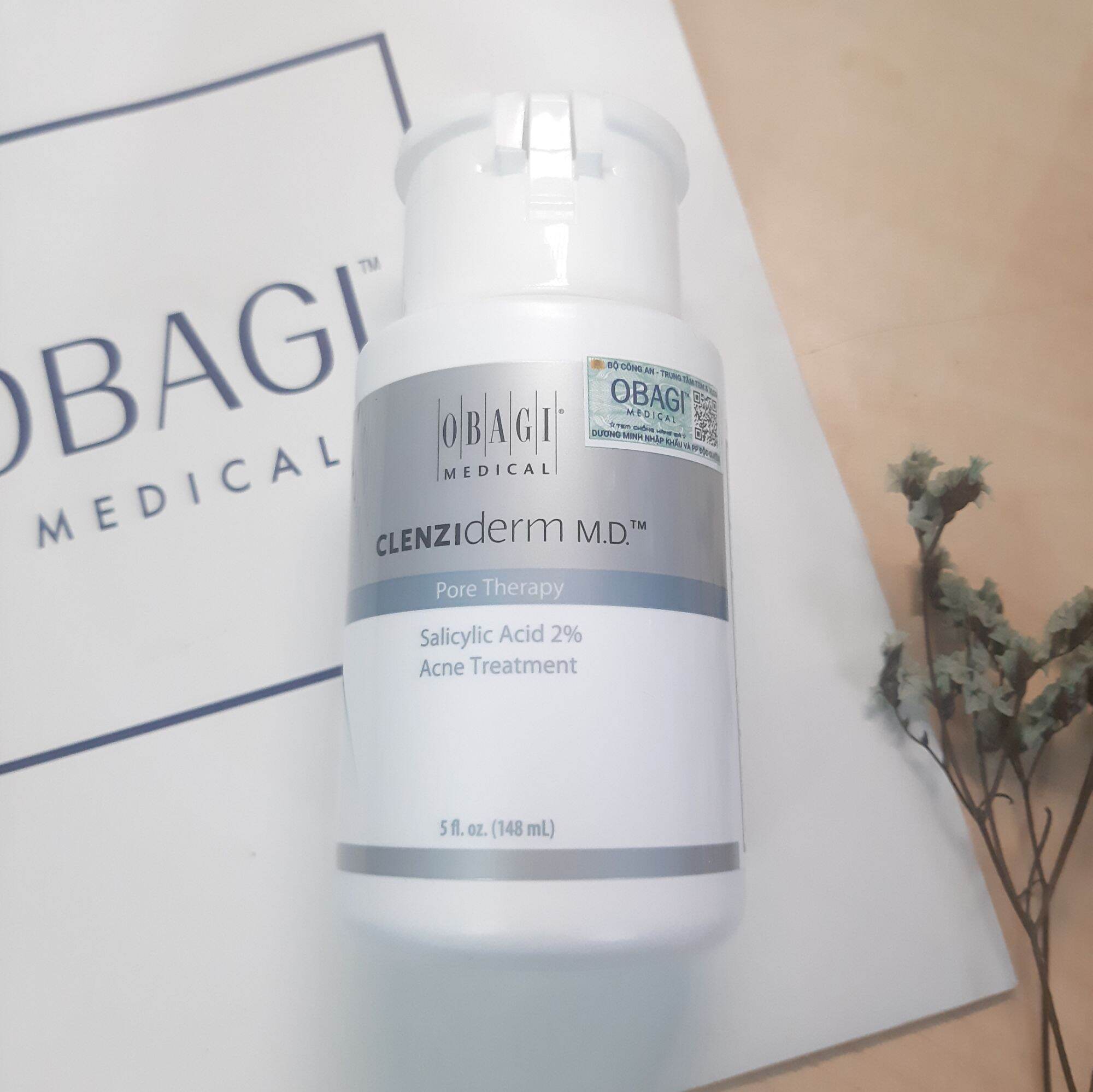 Dung dịch BHA giúp giảm mụn, dầu nhờn Obagi Clenziderm MD Pore Therapy
