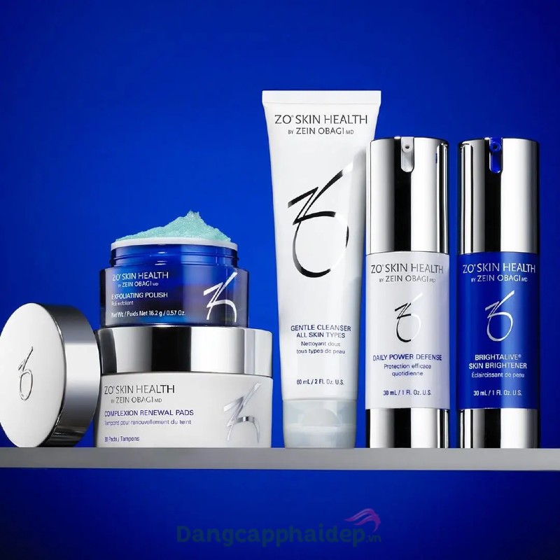 Hình ảnh đa dạng các sản phẩm của ZO Skin Health